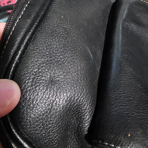 Leather backpack, multiple pockets - Picture 7 of 15